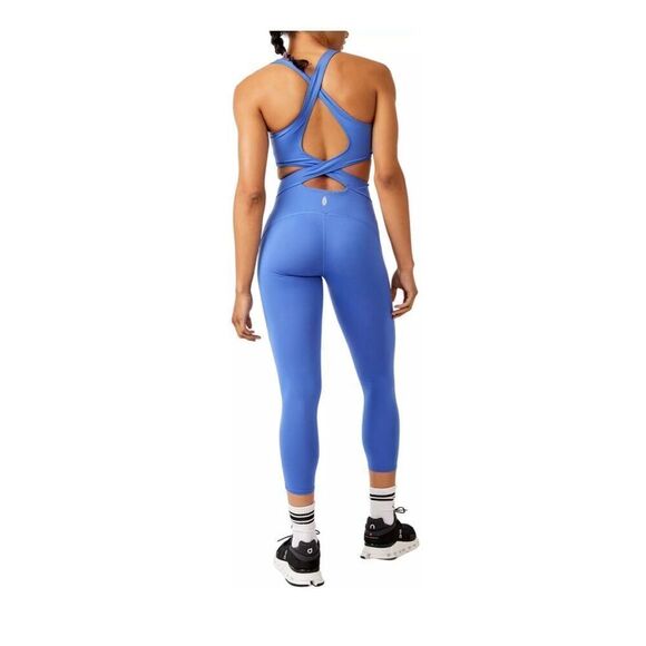 Free People Movement Back It Up Jumpsuit in Swim Club, XS $98 - Picture 4 of 7